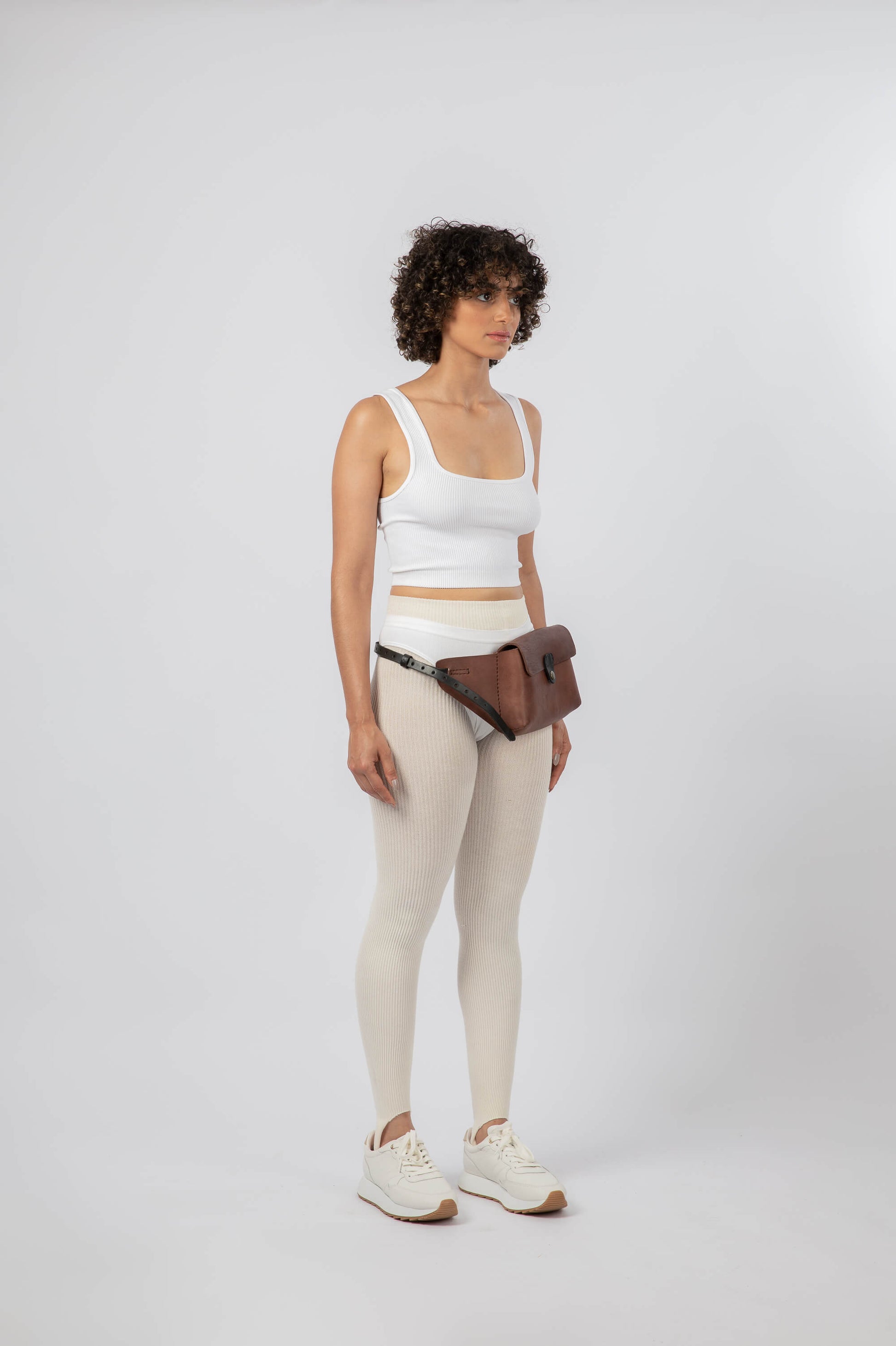 Leather Belt Bag Chestnut