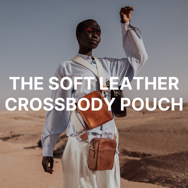 The soft leather crossbody pouch
