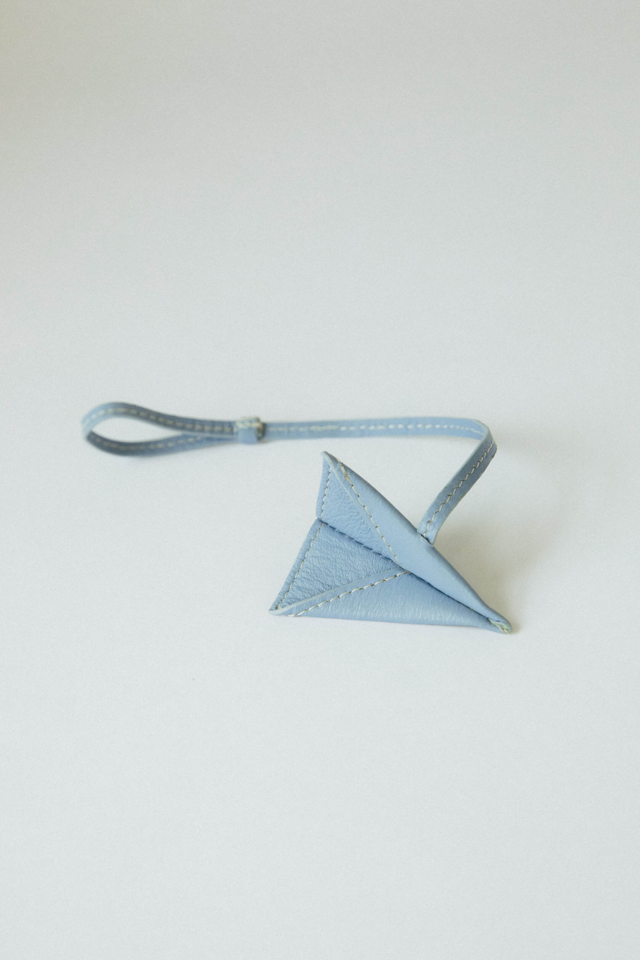 Paper Airplane Bag Charm Blue Jeans