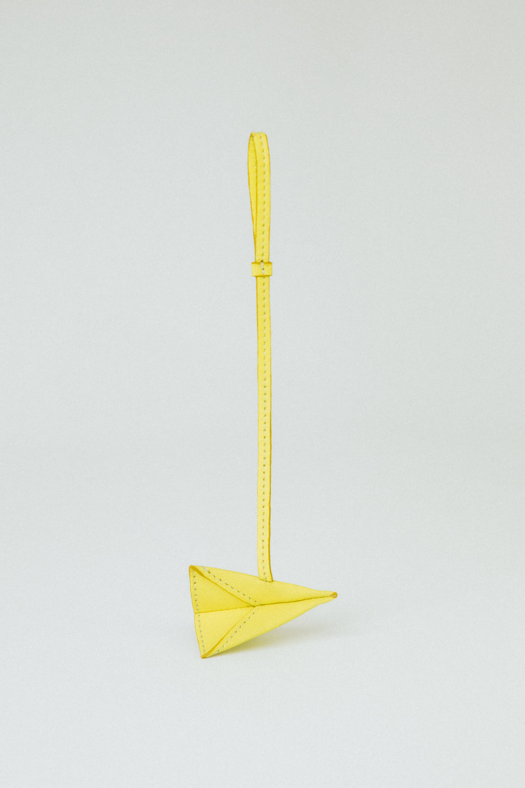 Paper Airplane Bag Charm Butter Yellow