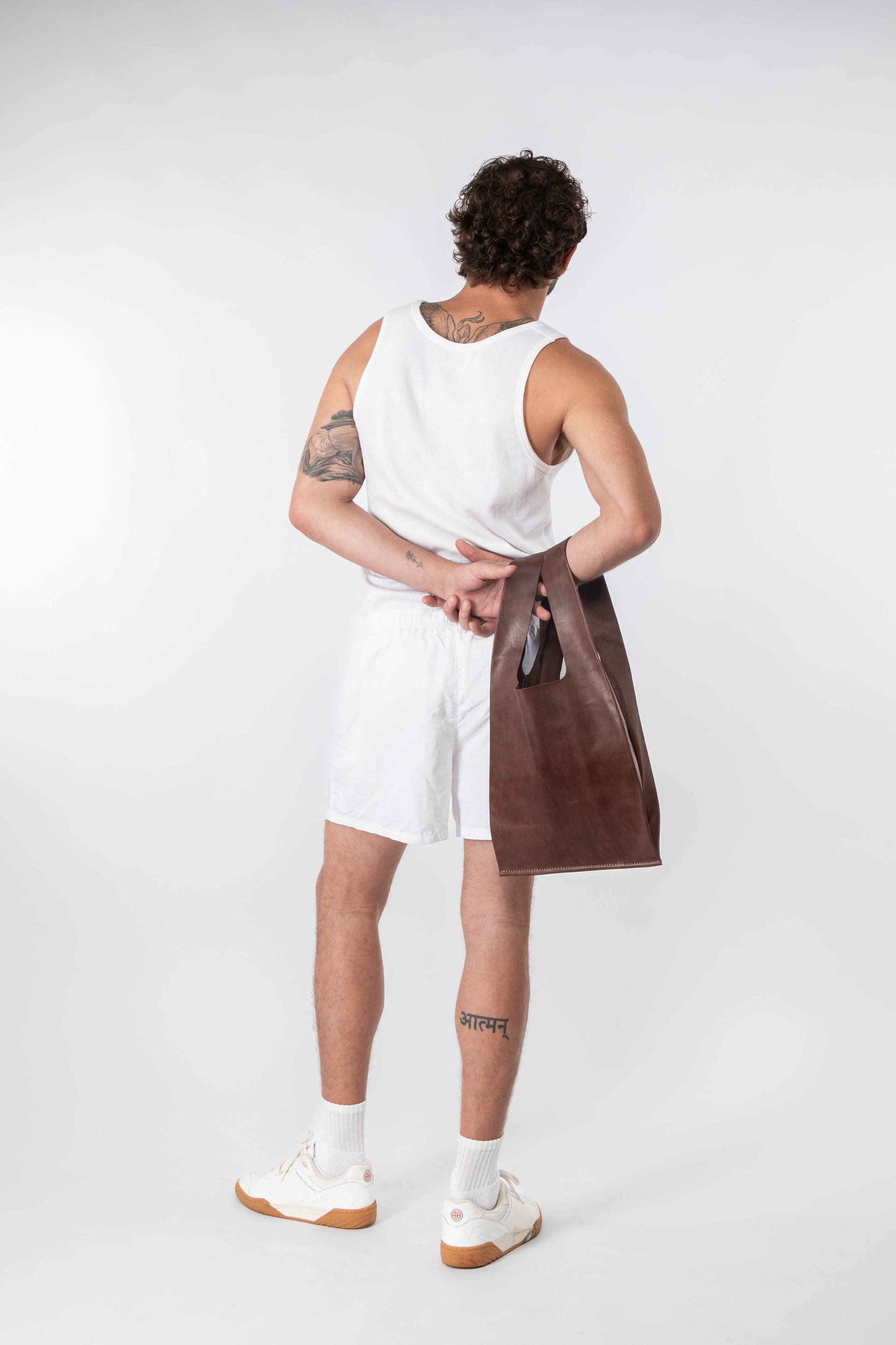 Soft Leather Market Bag Chestnut