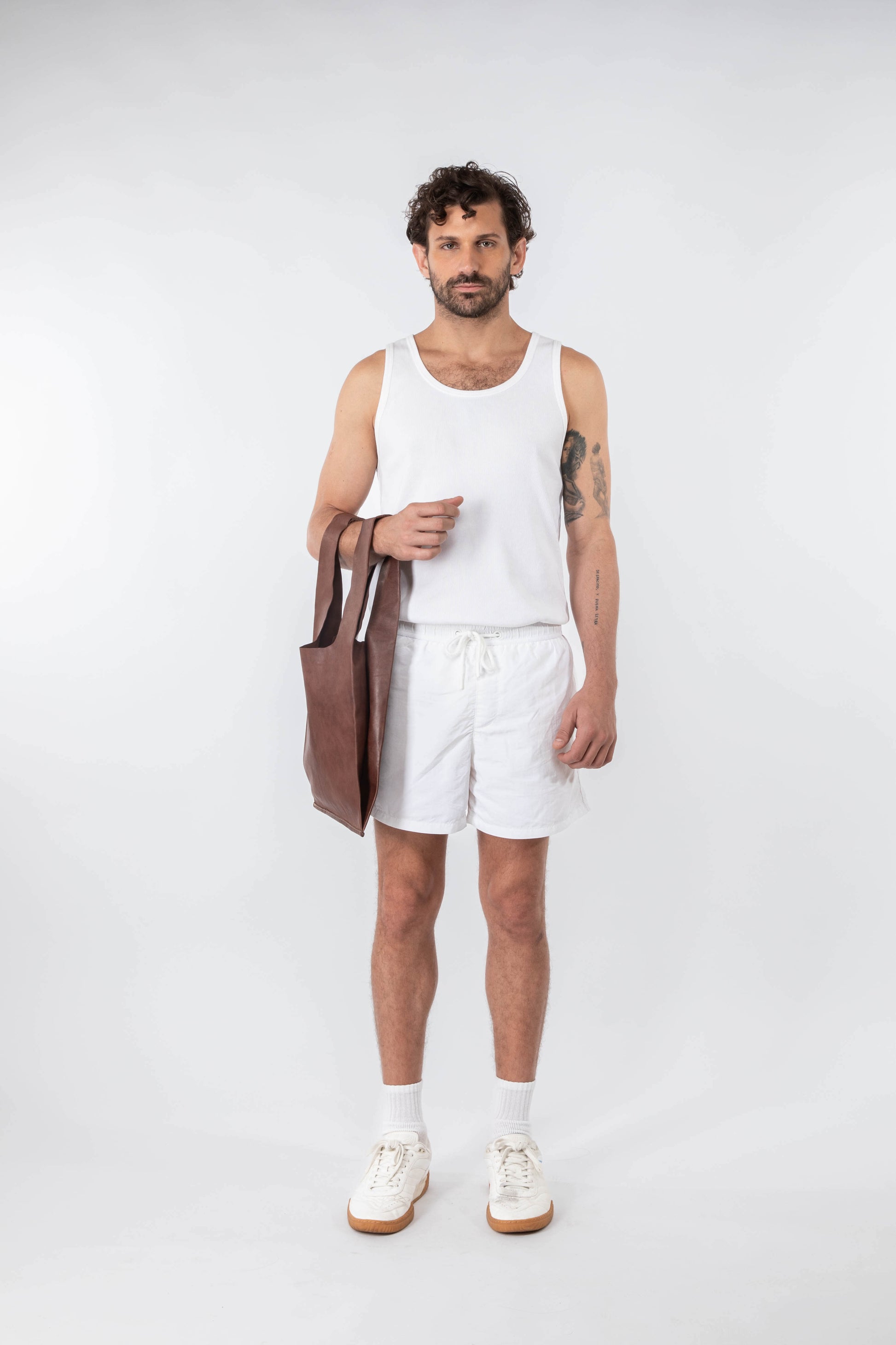 Soft Leather Market Bag Chestnut