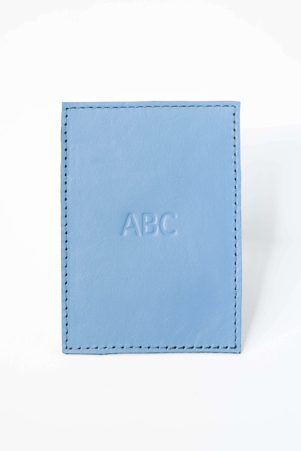 Soft Leather Maxi Tote Blue Jeans