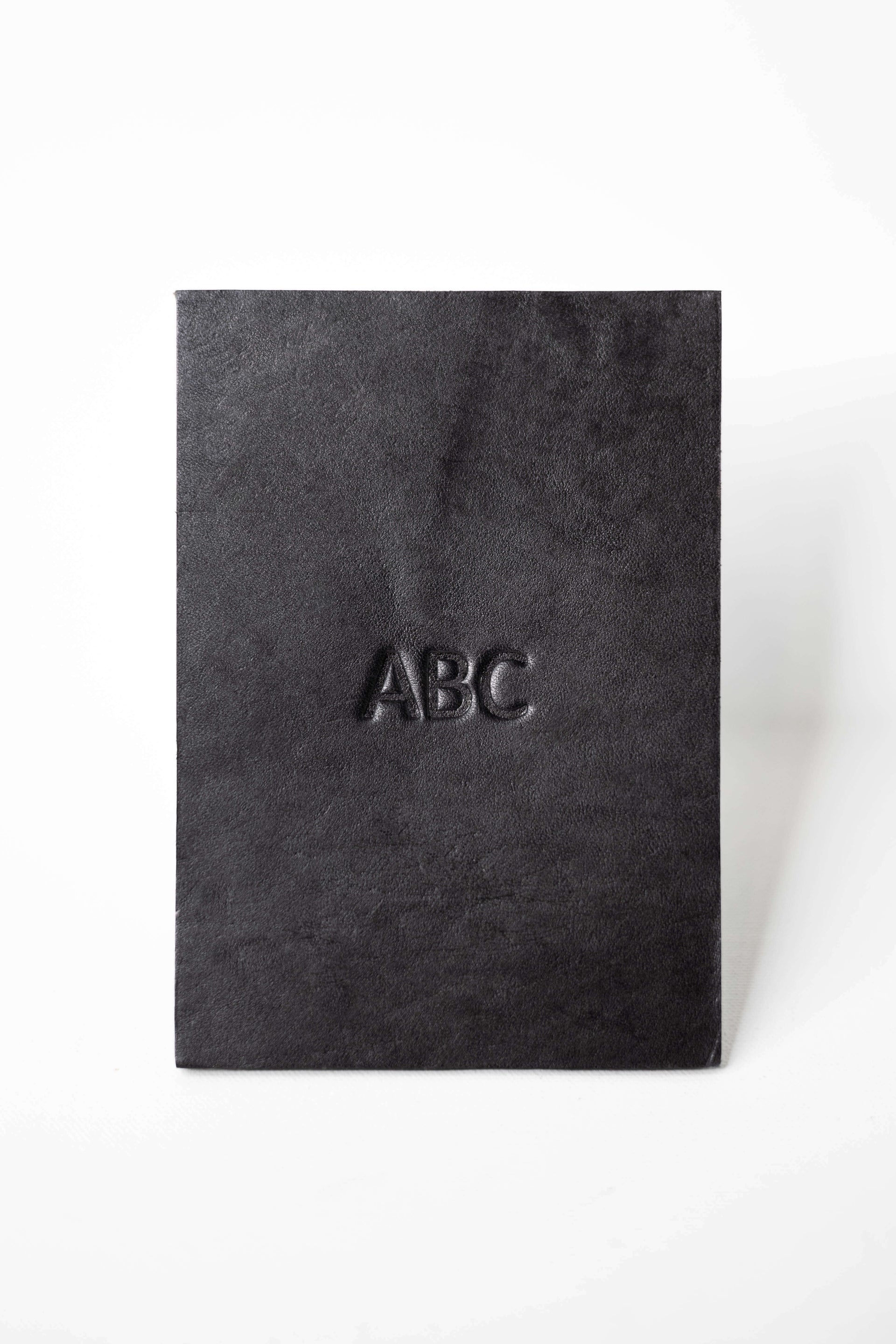 Leather Architect Portfolio Bag Black