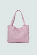 Soft Leather Maxi Tote Powder Pink