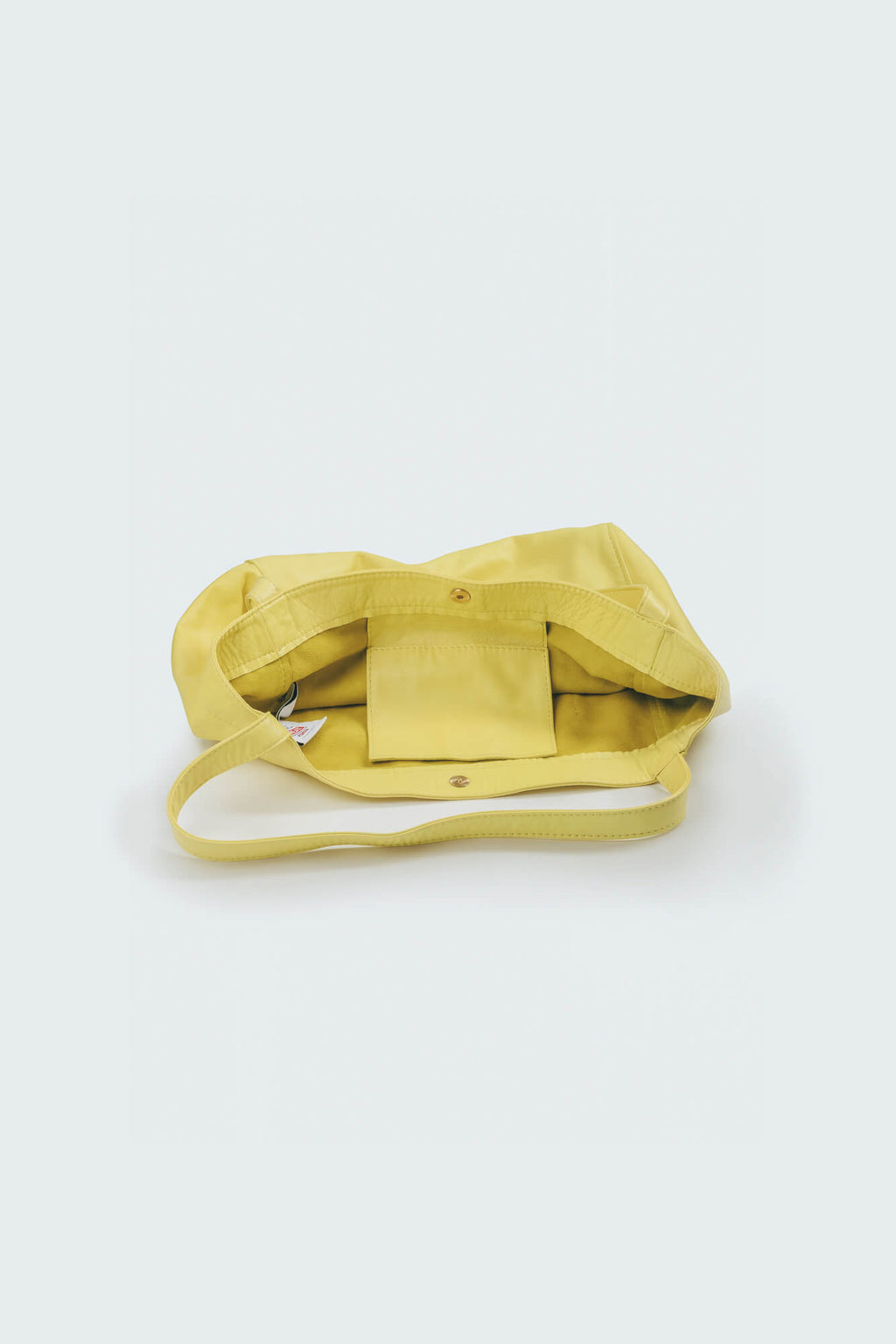 Soft Leather Maxi Tote Butter Yellow