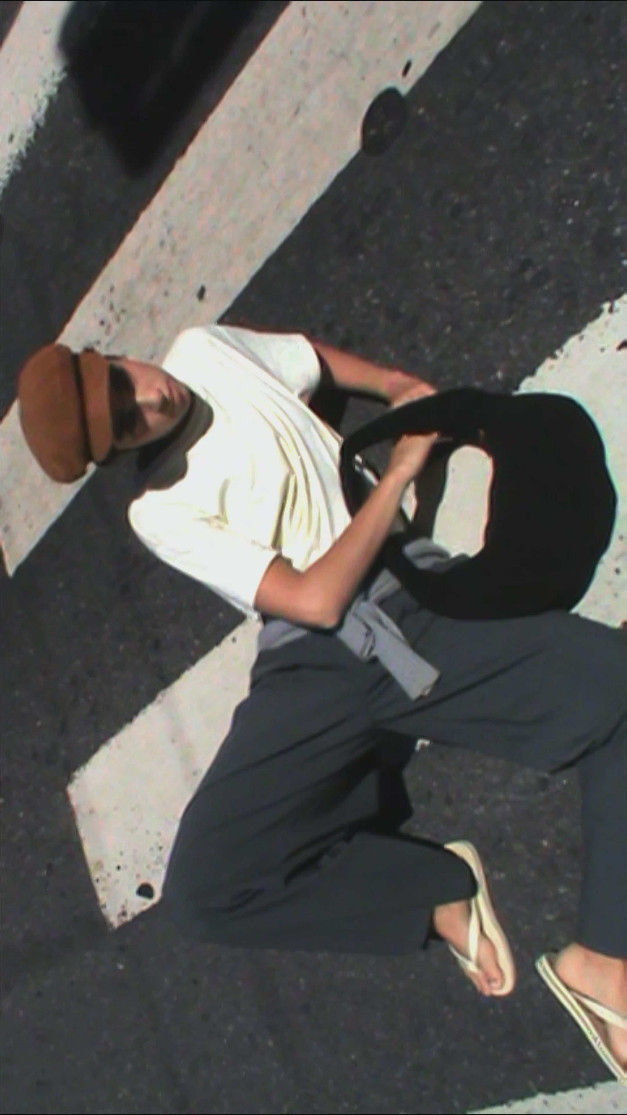 Suede Slouchy Shoulder Bag Black