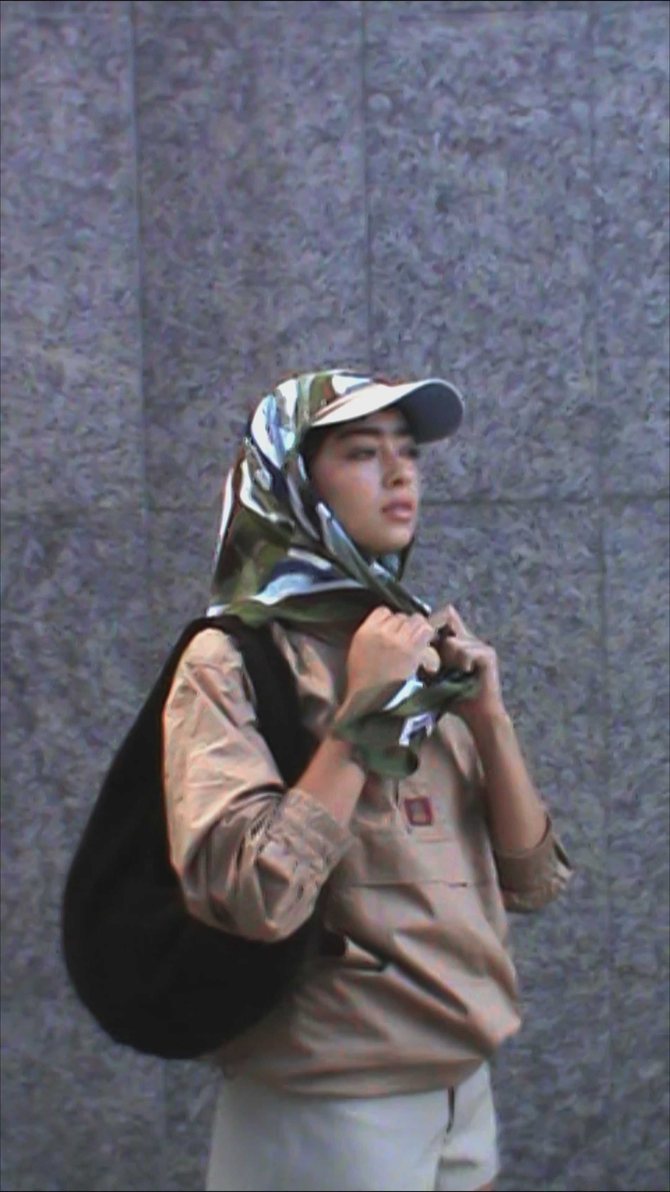 Suede Slouchy Shoulder Bag Chestnut