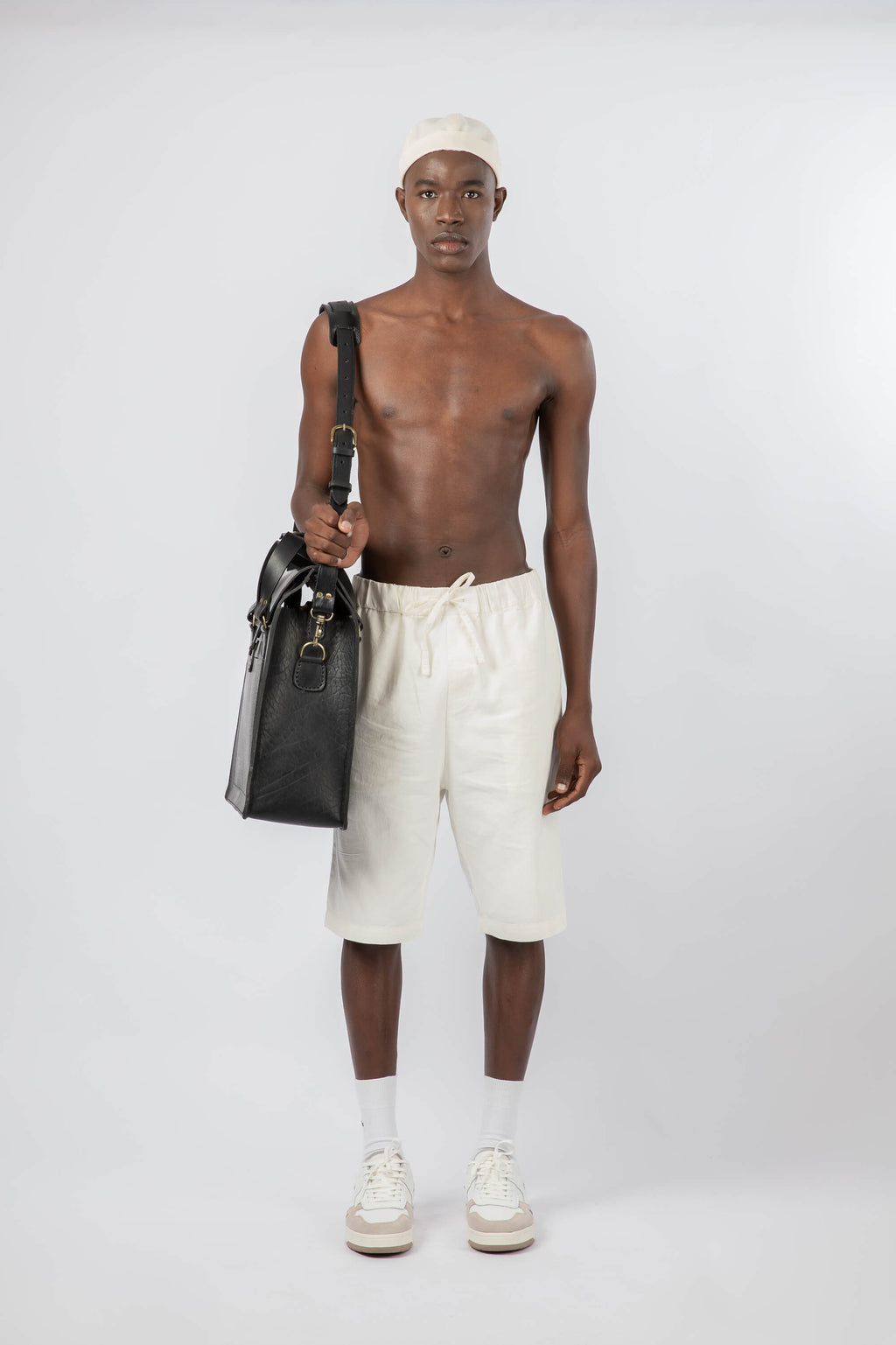 Leather Architect Portfolio Bag Black