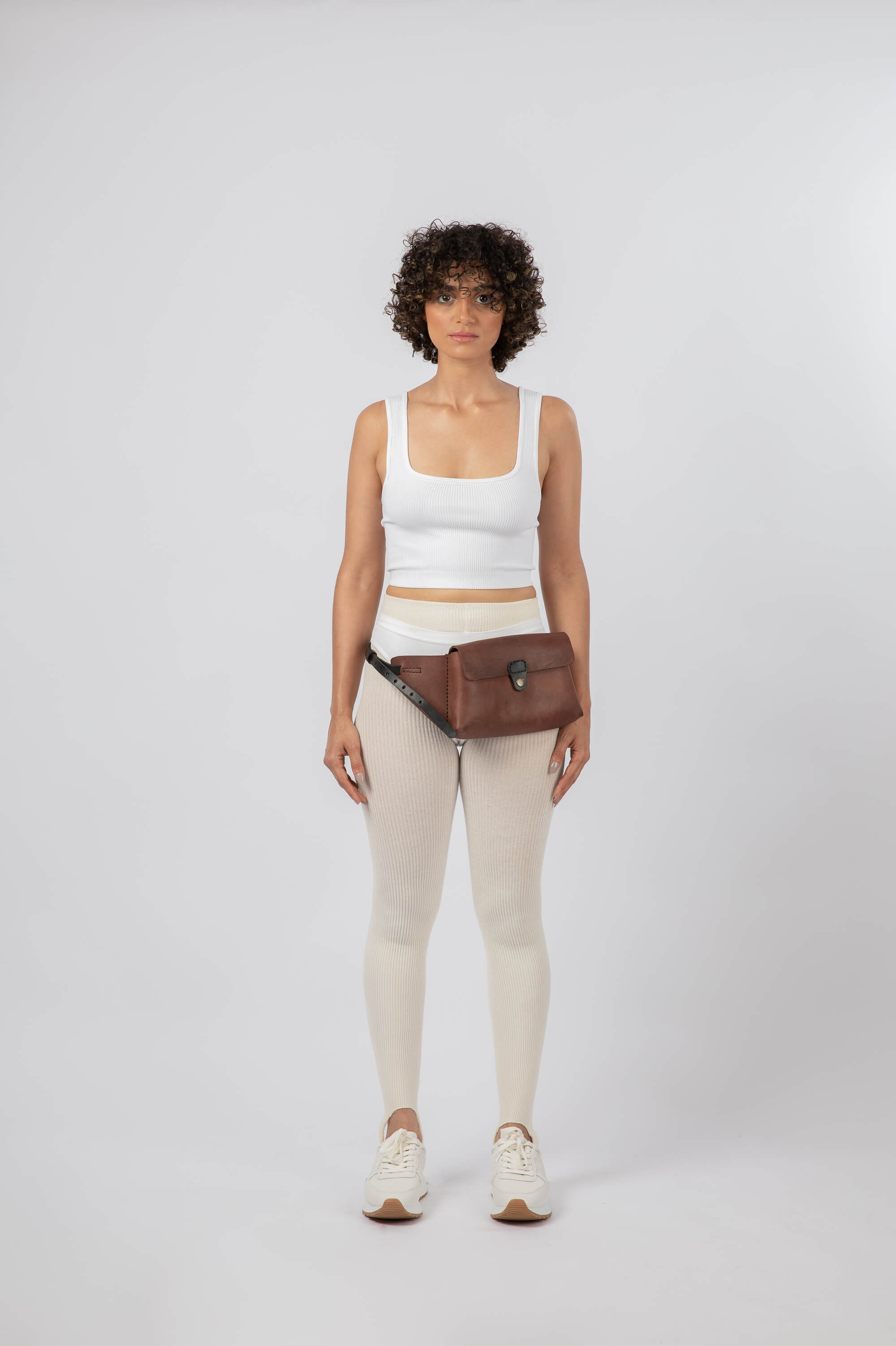 Leather Belt Bag Chestnut