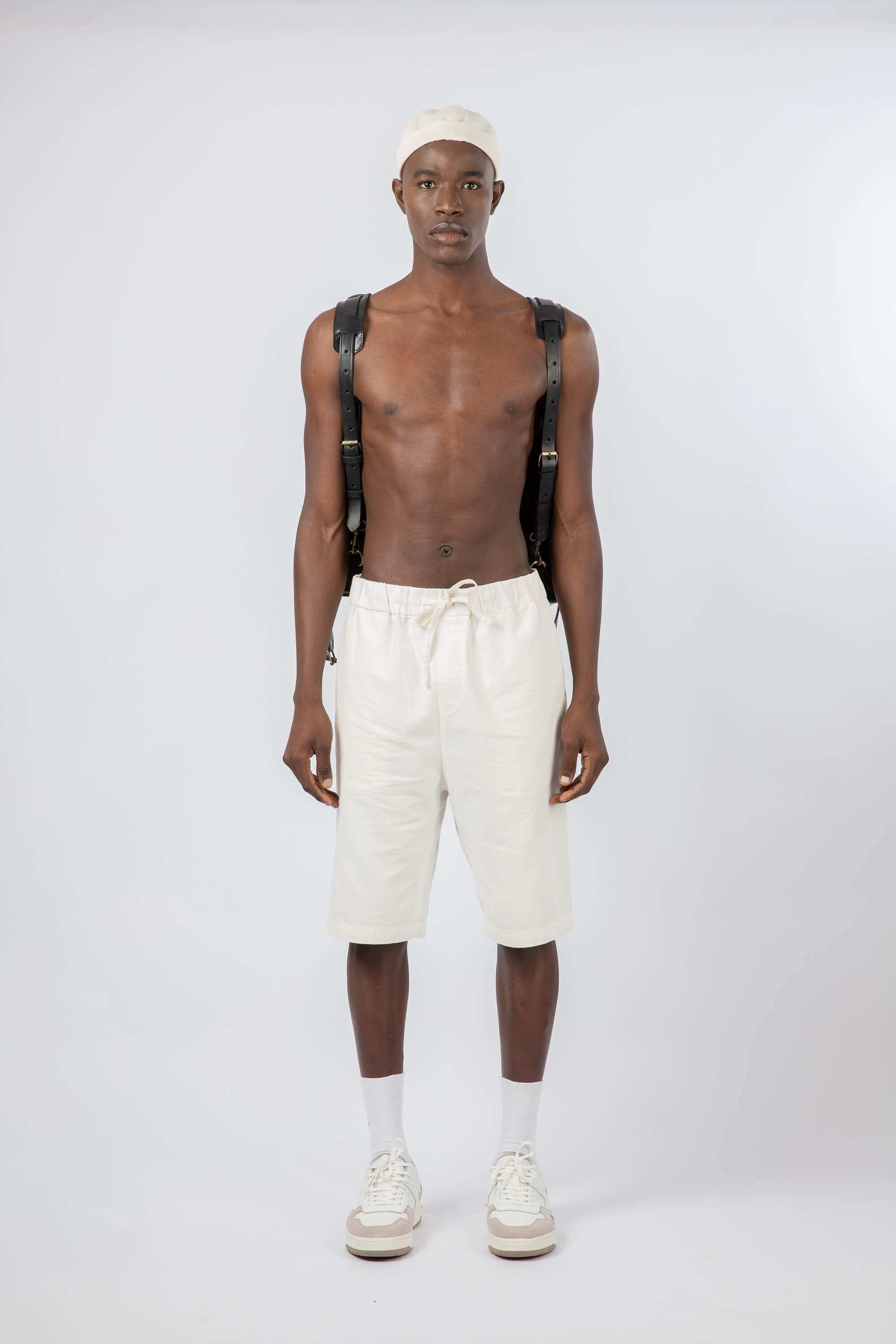 Leather Backpack Straps for Messenger Bag Black