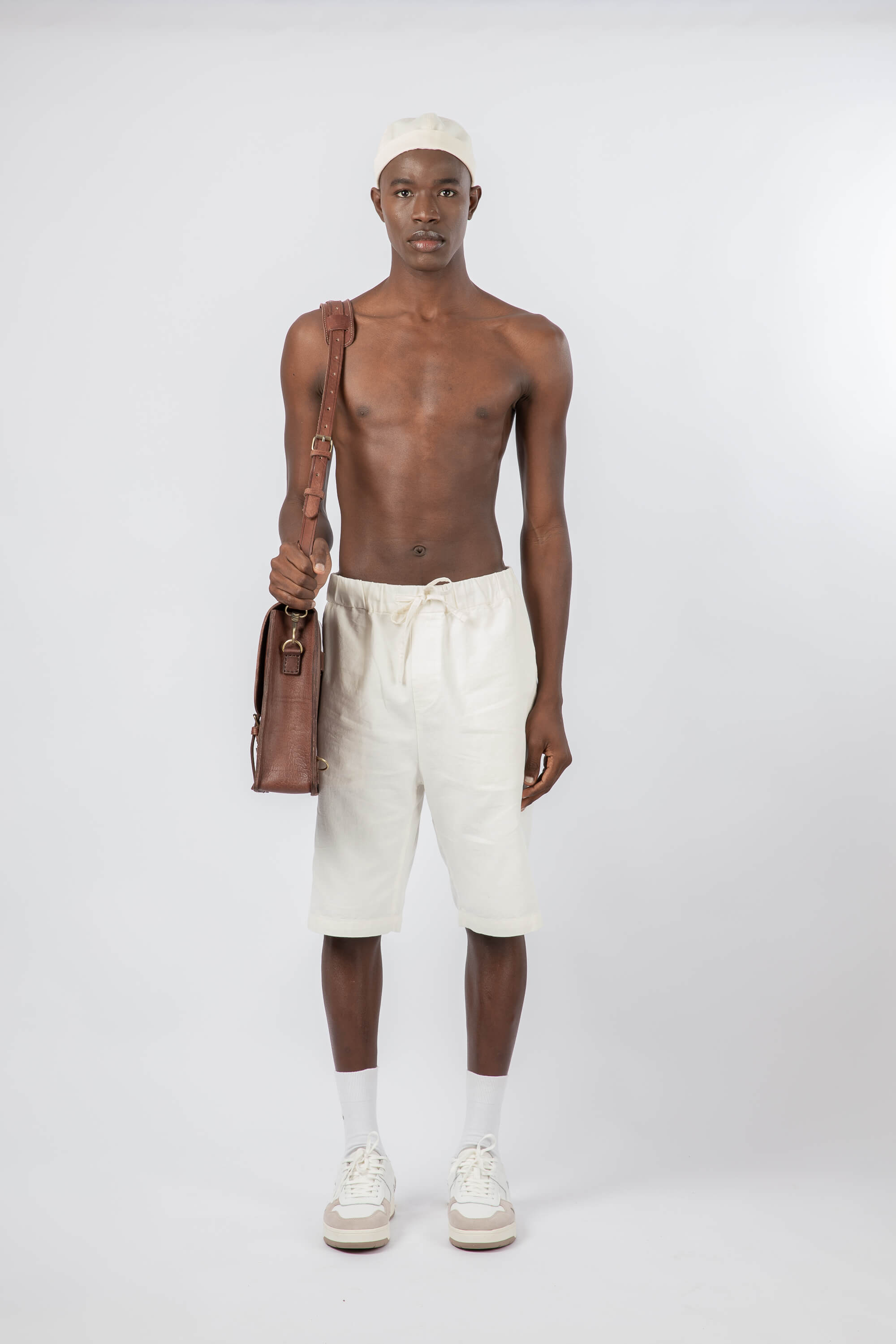 Leather Messenger Bag 15" Chestnut