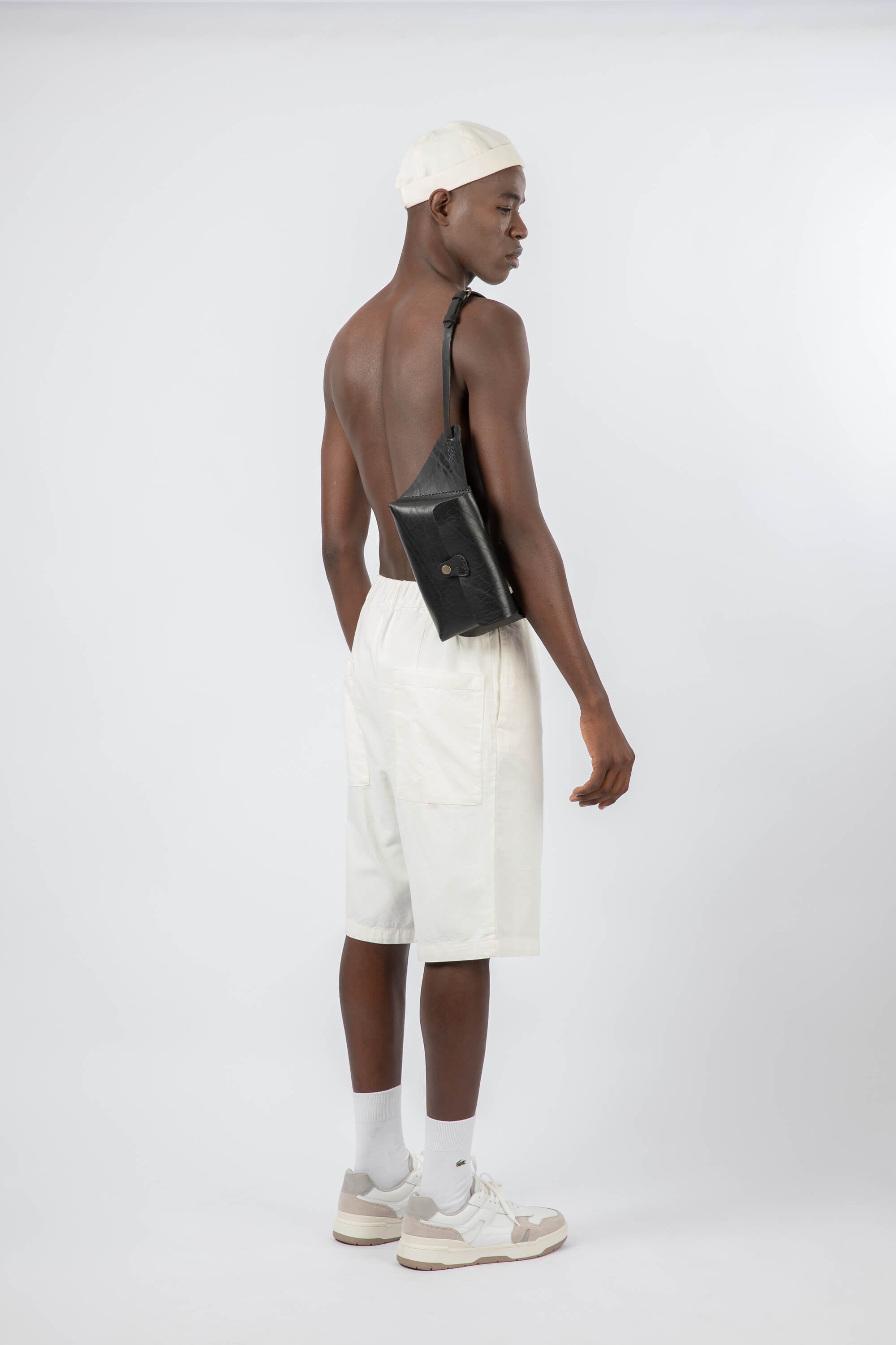 Leather Belt Bag Black