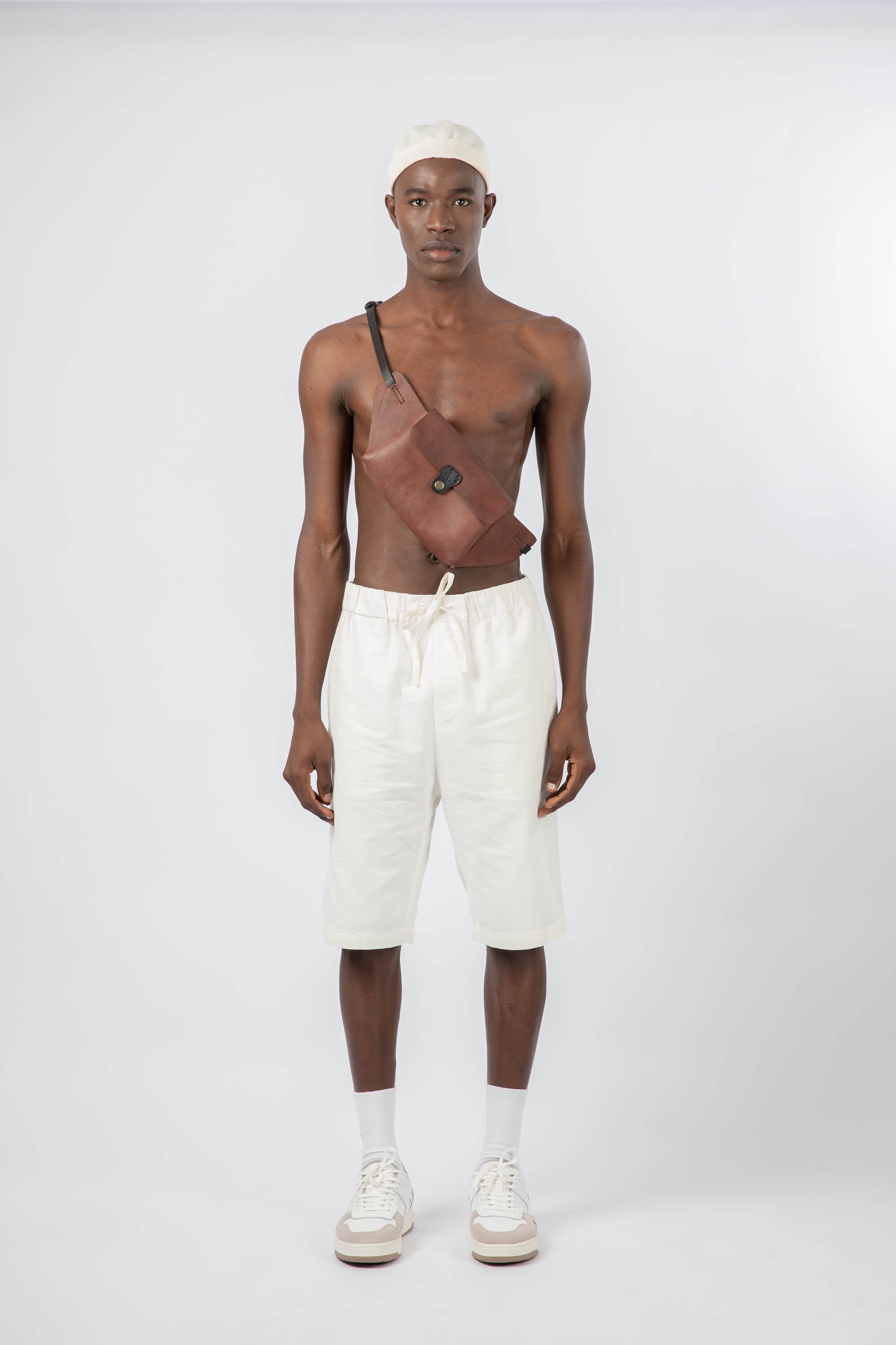 Leather Belt Bag Chestnut