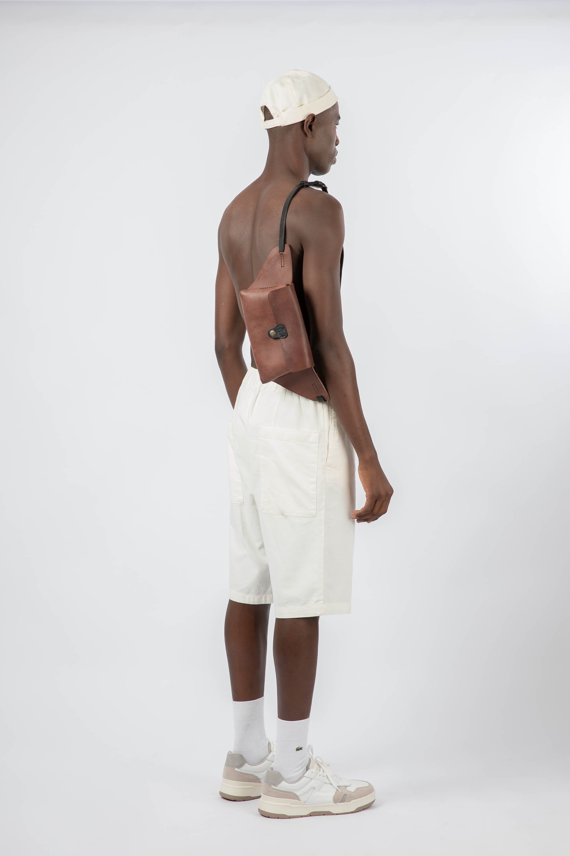 Leather Belt Bag Chestnut