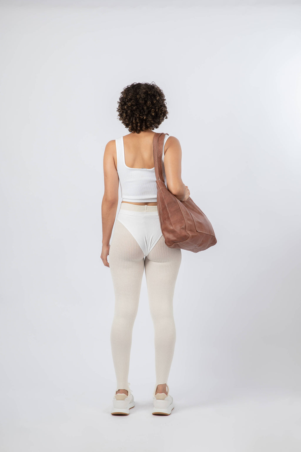 Soft Leather Medium Tote Chestnut
