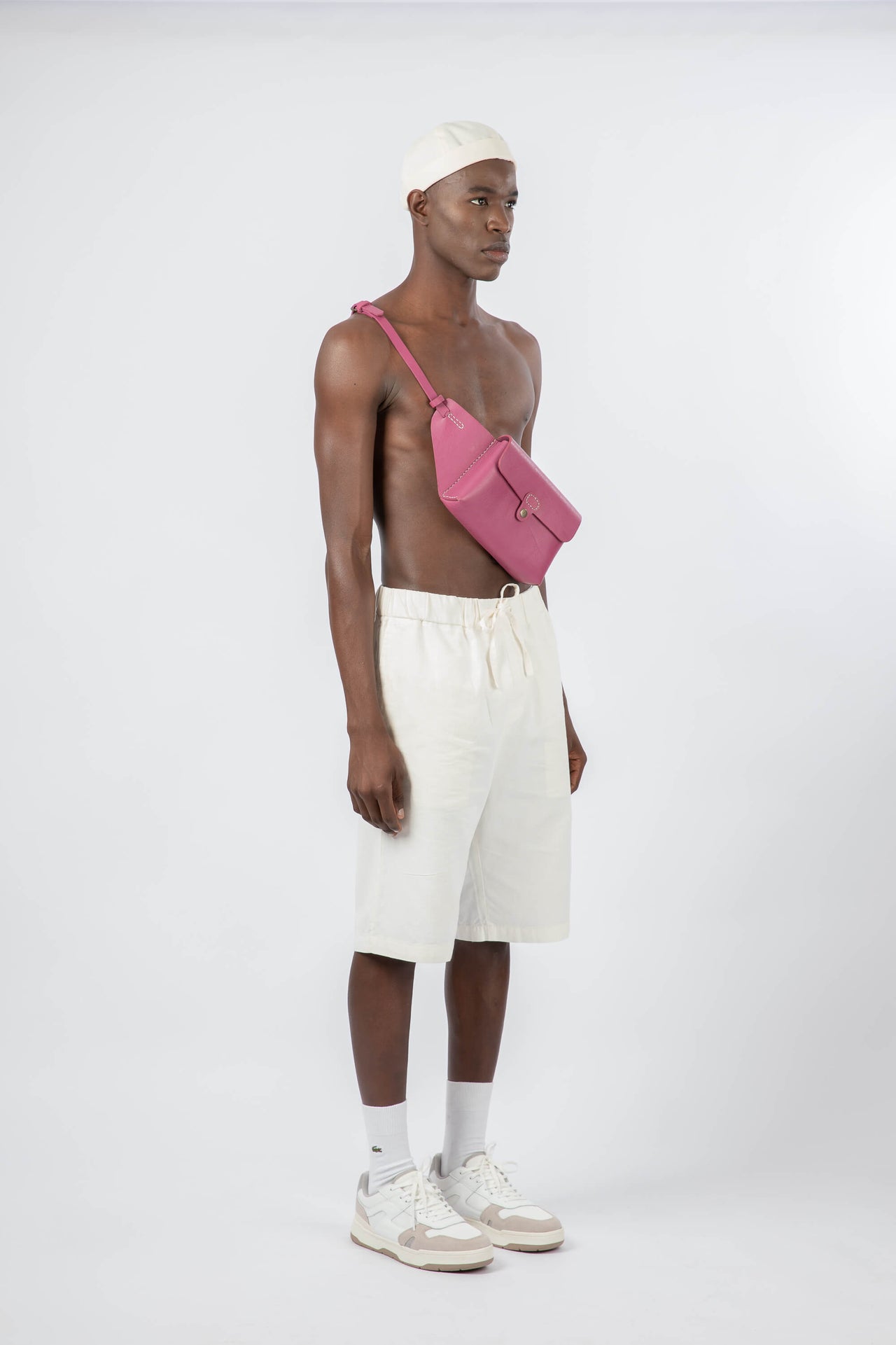 Leather Belt Bag Pink