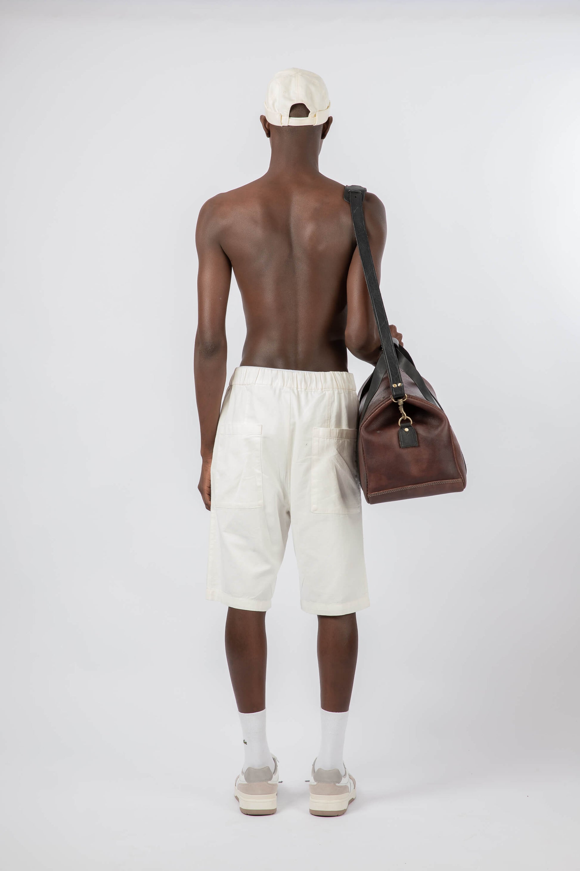 Leather Weekender Bag Chestnut