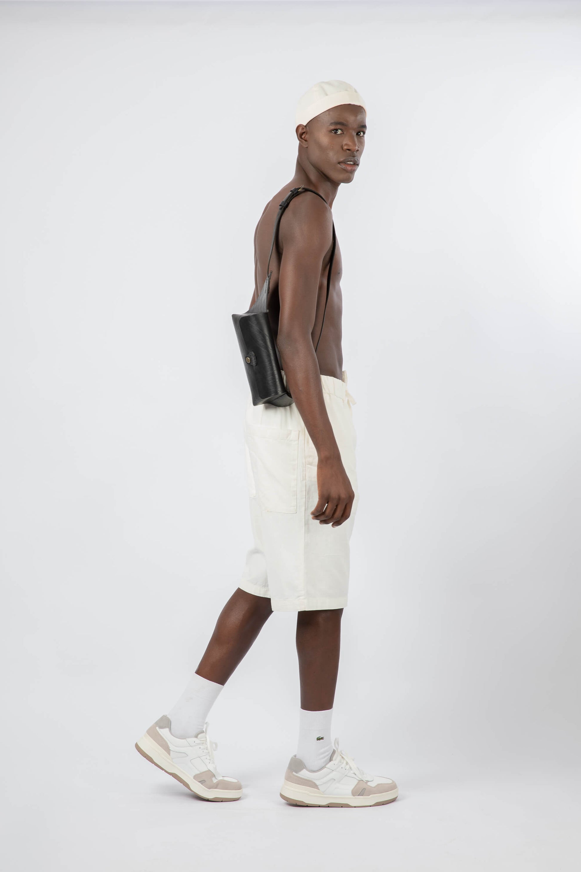 Leather Belt Bag Black