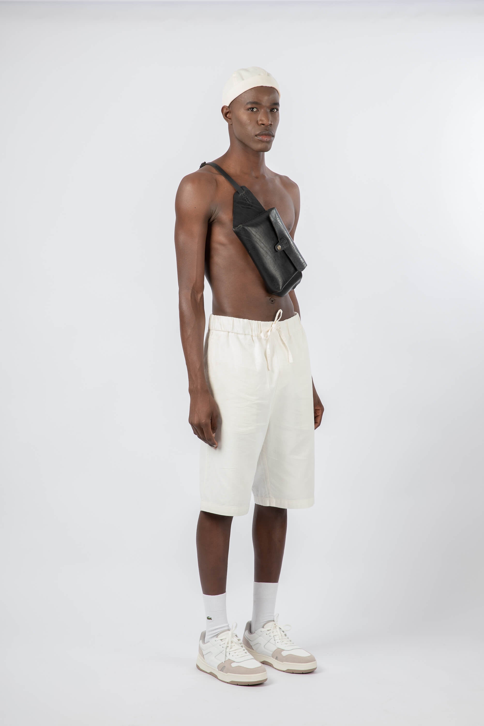 Leather Belt Bag Black