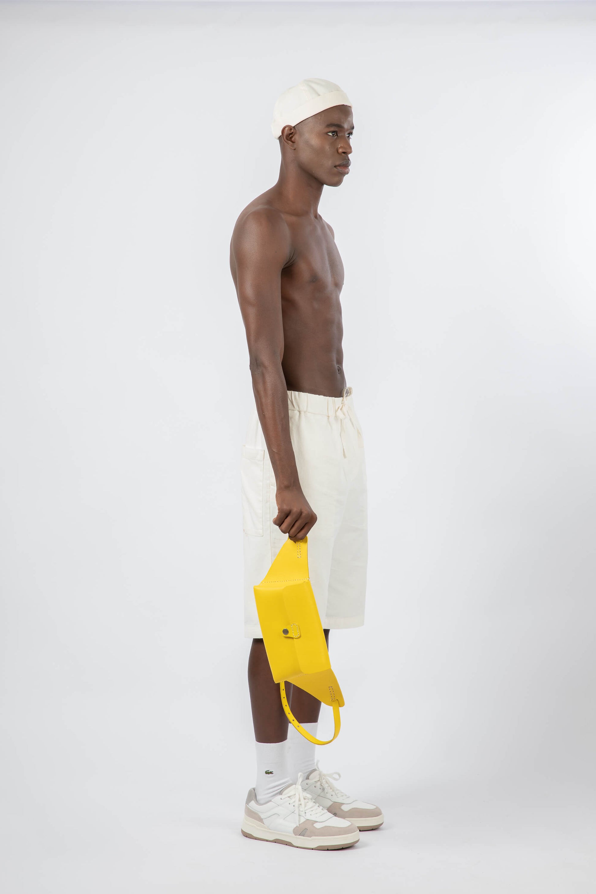 Leather Belt Bag Yellow