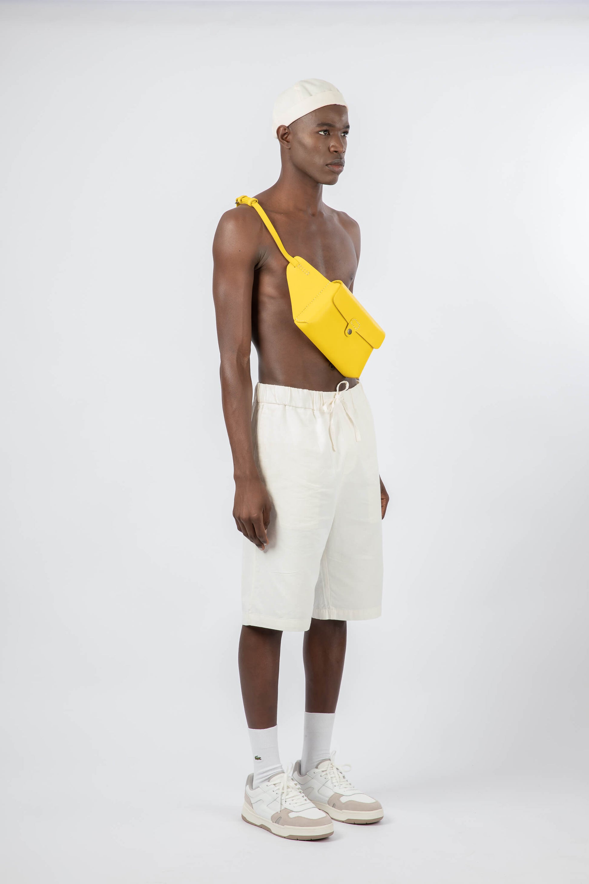 Leather Belt Bag Yellow