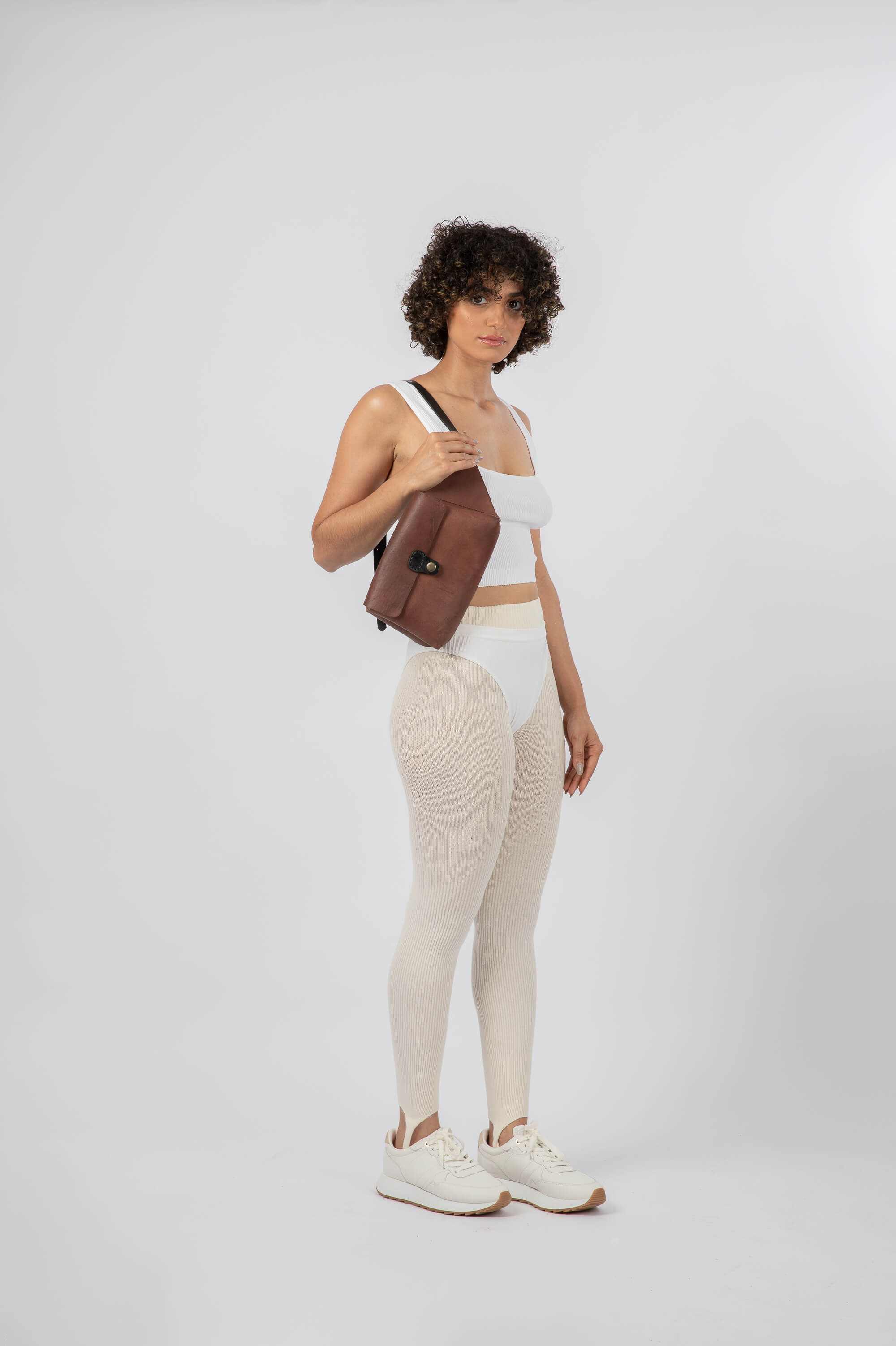 Leather Belt Bag Chestnut