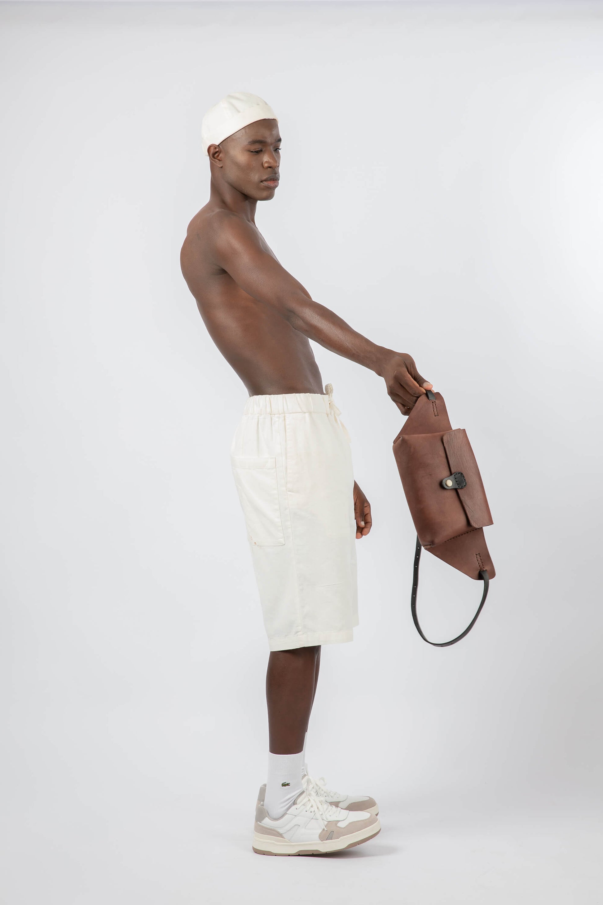 Leather Belt Bag Chestnut