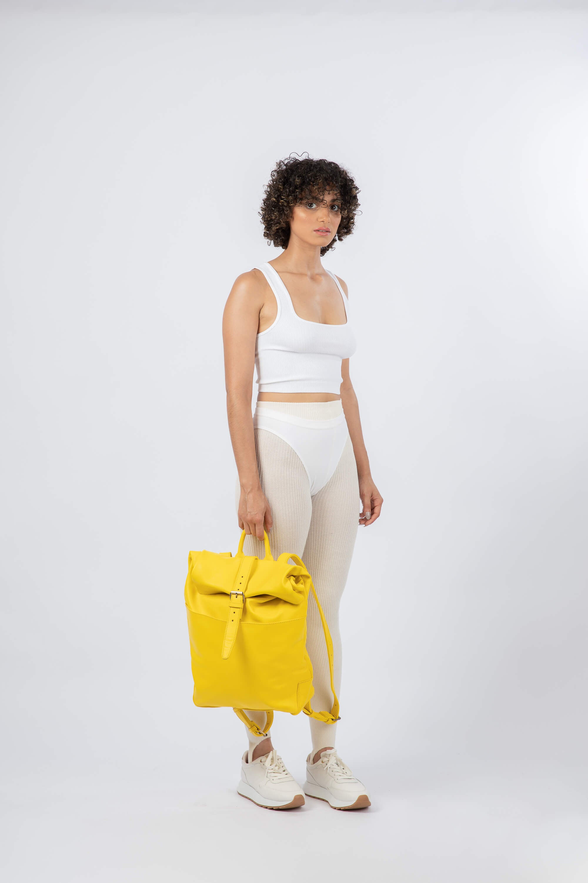 London roll hotsell top backpack leather